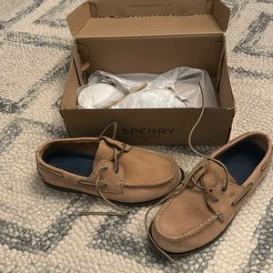 Boys brand new Sperry’s in box